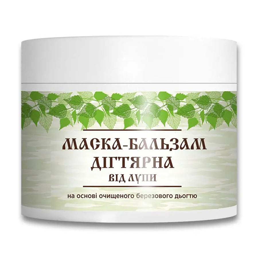 Маска-бальзам для шкіри голови та волосся EnJee Дігтярна, проти лупи, 300 мл